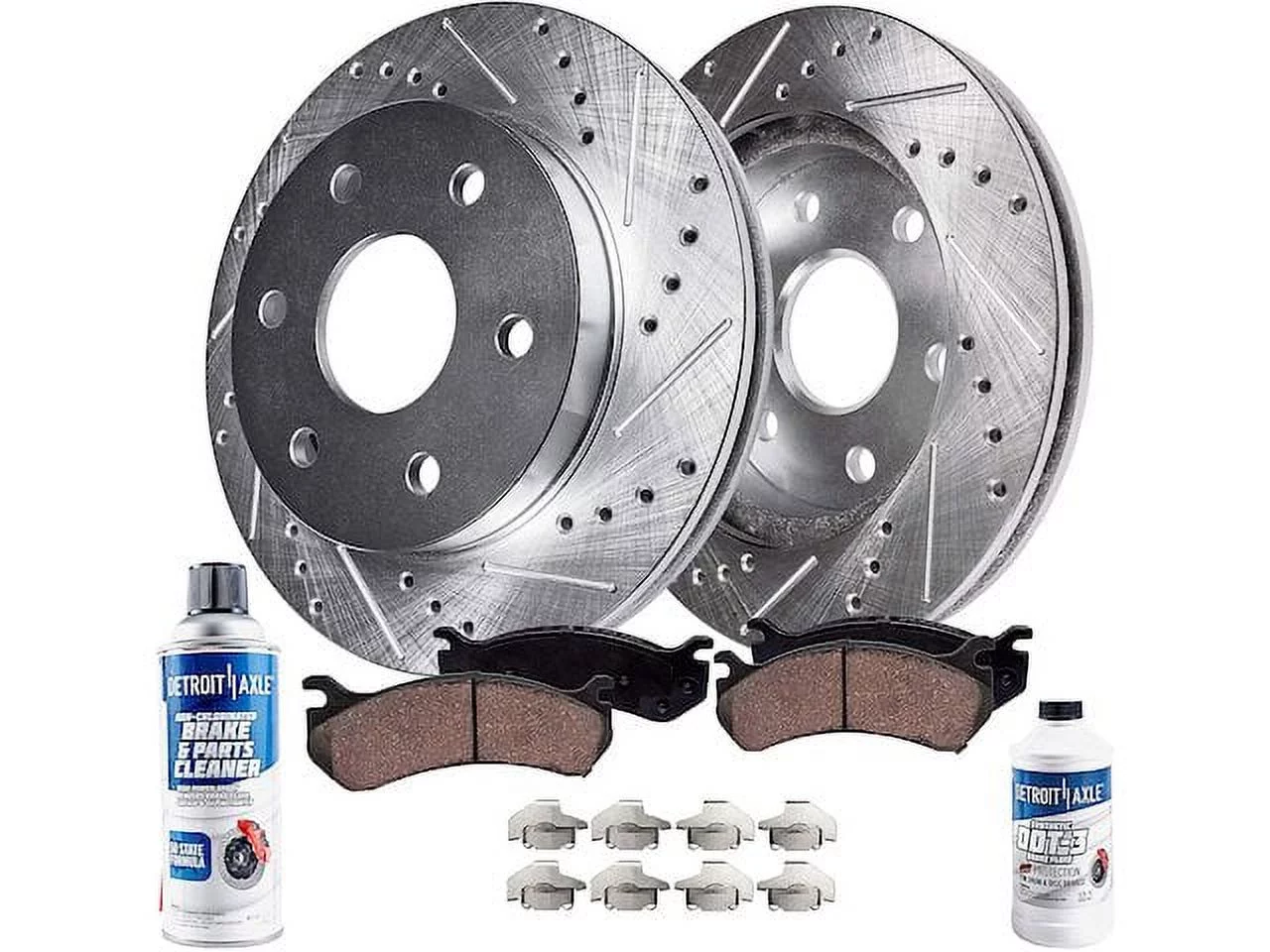 Front Brake Pad and Rotor Kit - Compatible with 2010 - 2018 Ford F-150 2011 2012 2013 2014 2015 2016 2017