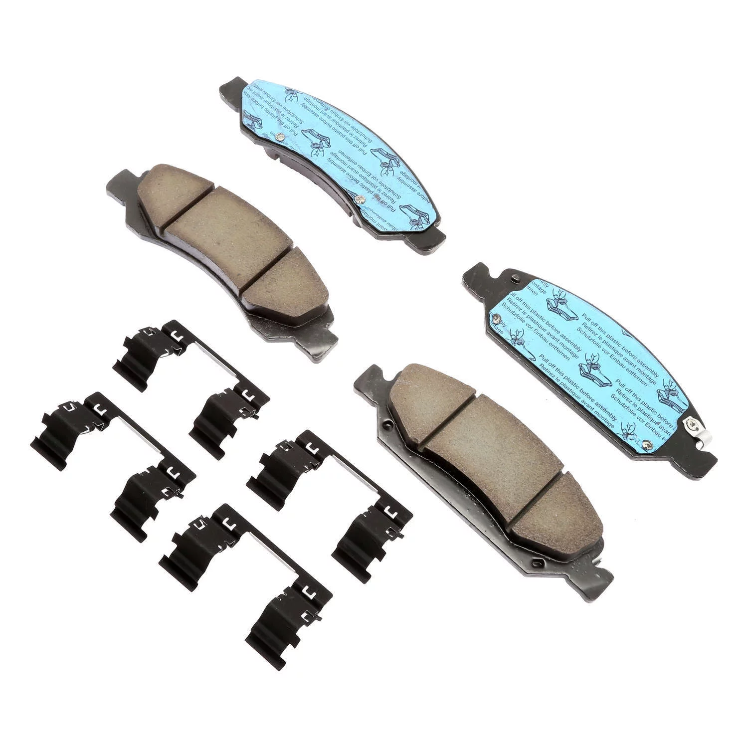 ACDelco Gold Ceramic Brake Pad Set, w/ Hardware Fits select: 2014-2018 CHEVROLET SILVERADO, 2014-2018 GMC SIERRA