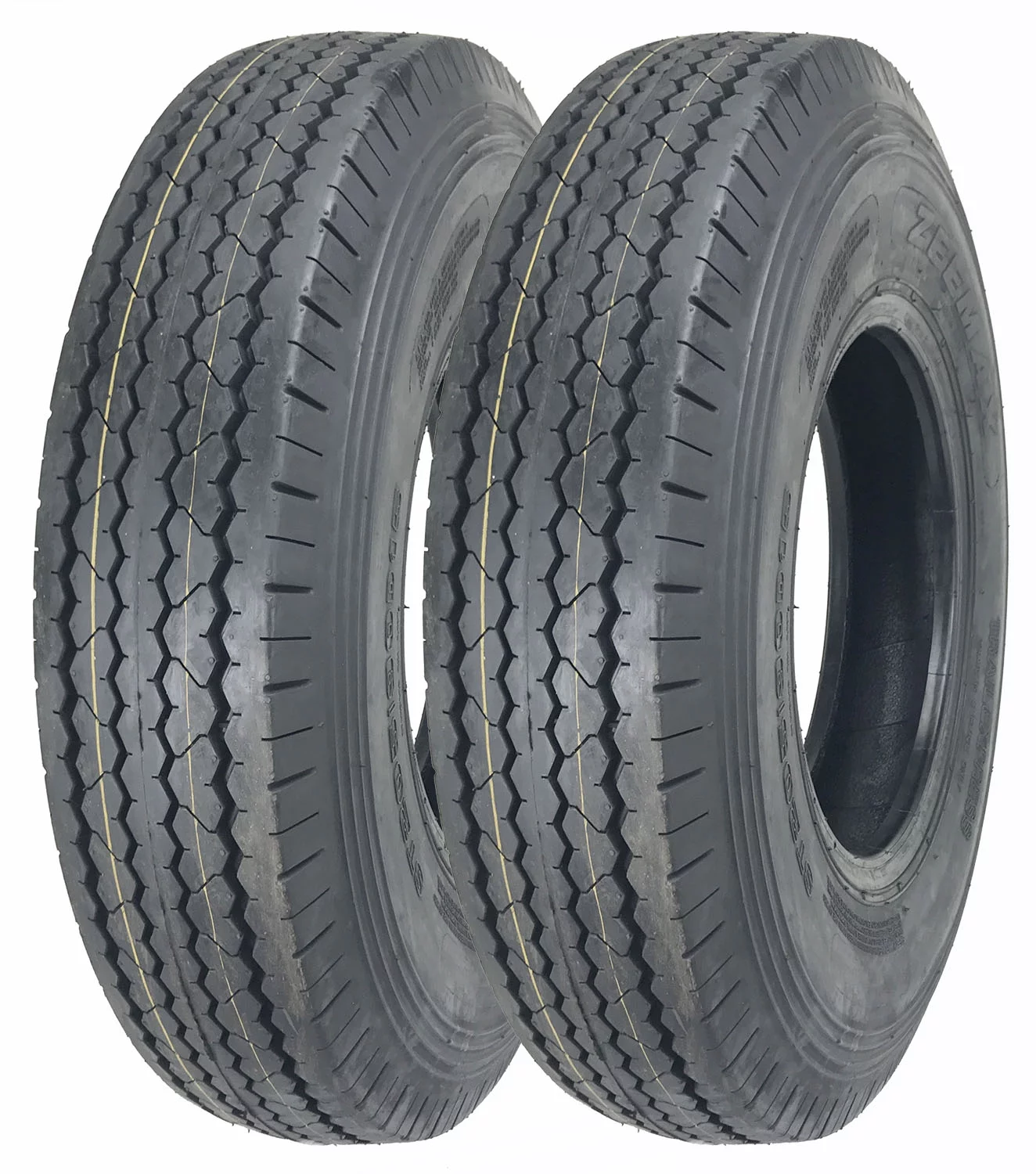 Set 2 ZEEMAX Heavy Duty Trailer Tires ST 225/90D16 (7.50-16) 10 PR Load Range E - 11070
