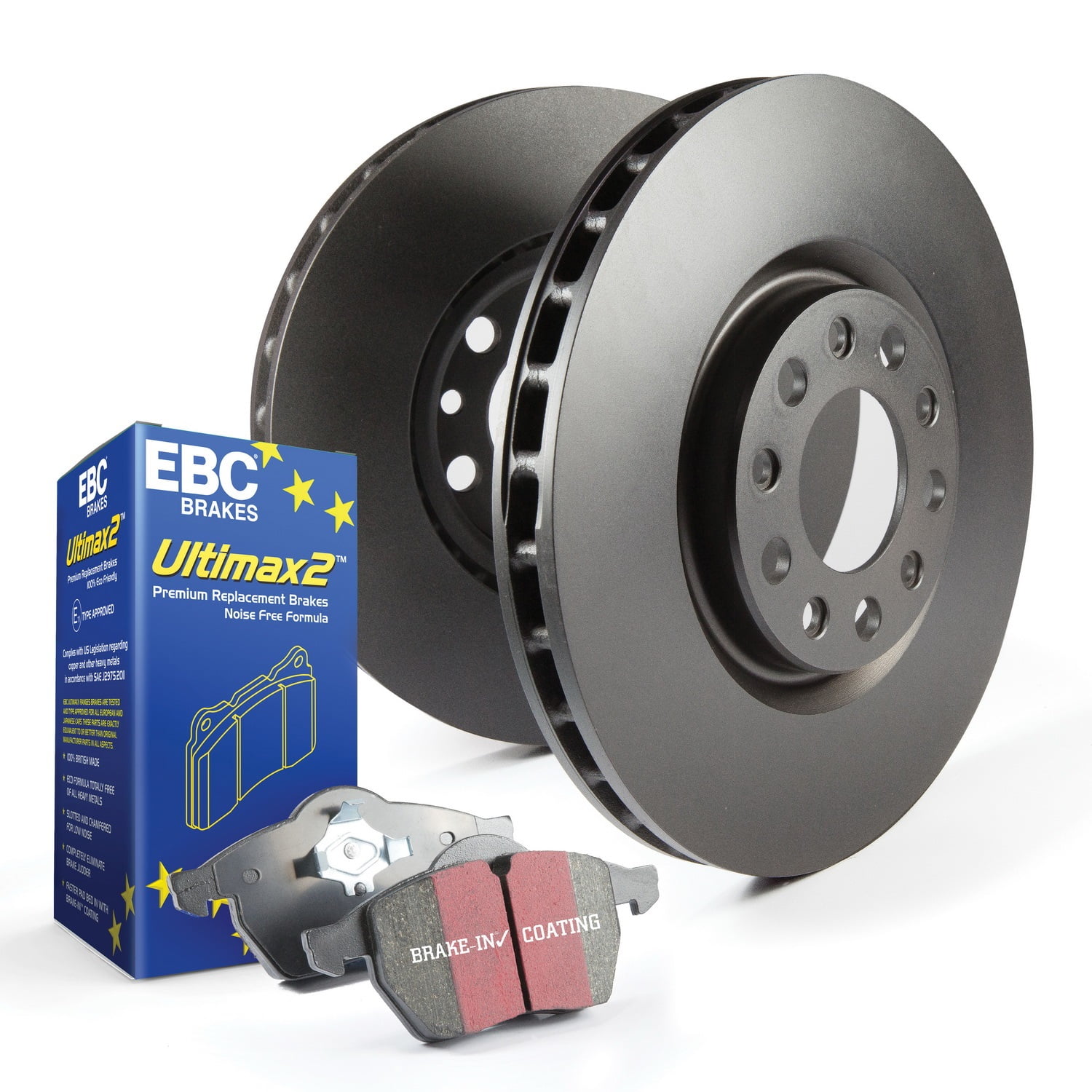 Ebc Brakes S1kf1462 S1 Kits Ultimax 2 And Rk Rotors Fits 05 06 Camry Fits select: 2005-2006 TOYOTA CAMRY LE/XLE/SE