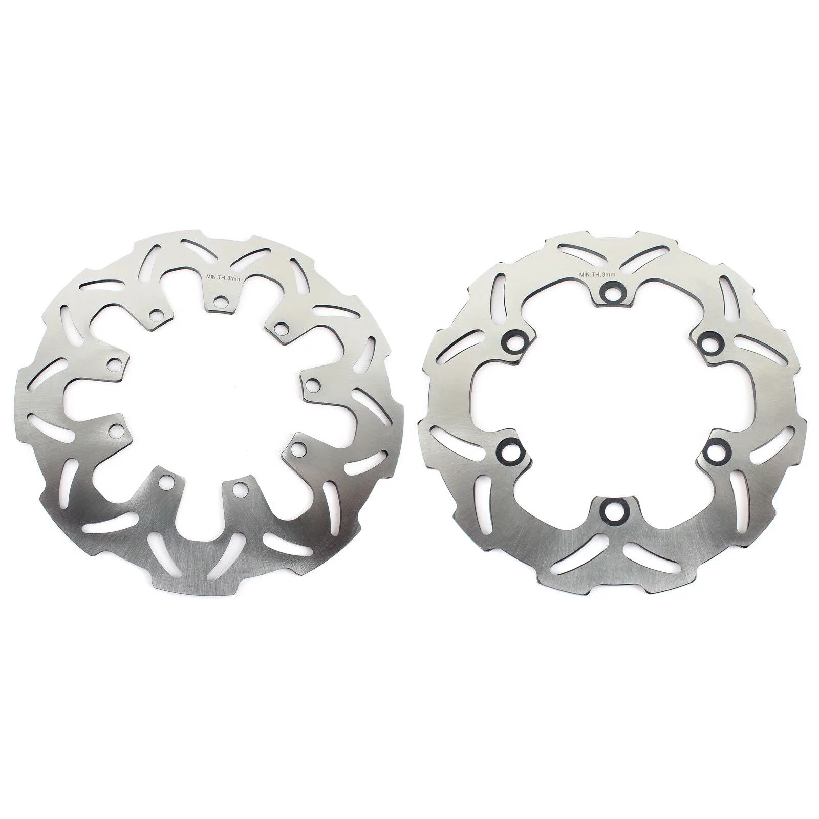 Front Rear Brake Rotors Discs for Kawasaki KLR 650 C 1994-2007 KL650 1995-1998