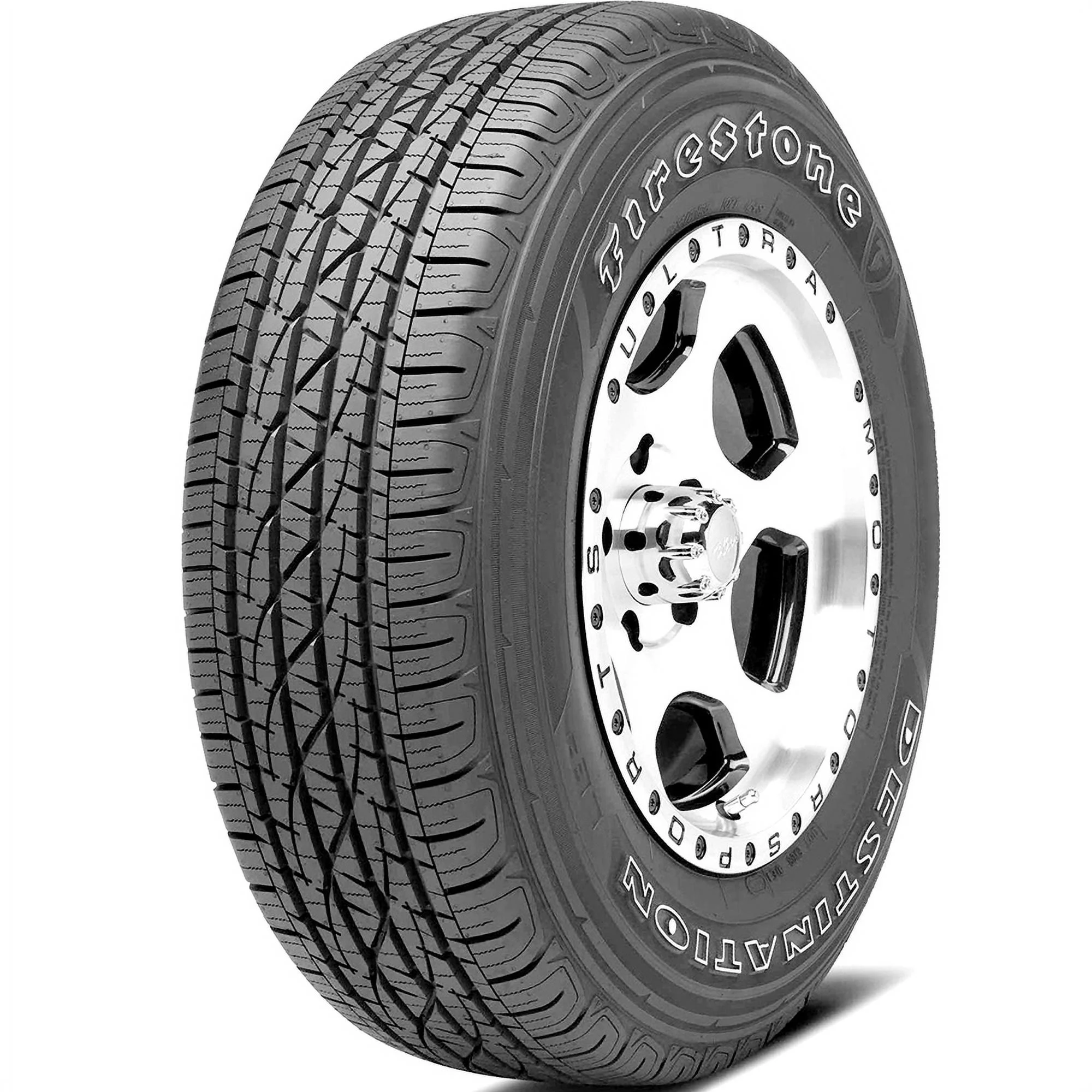 Firestone Destination LE2 225/70R15 100T A/S All Season Tire Fits: 2005 Ford Escape XLT, 2000 Jeep Wrangler Sahara