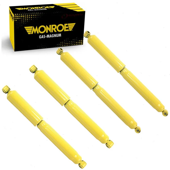 4 pc Monroe Front Rear Gas-Magnum Shock Absorbers compatible with Ford F-250 1992-1998