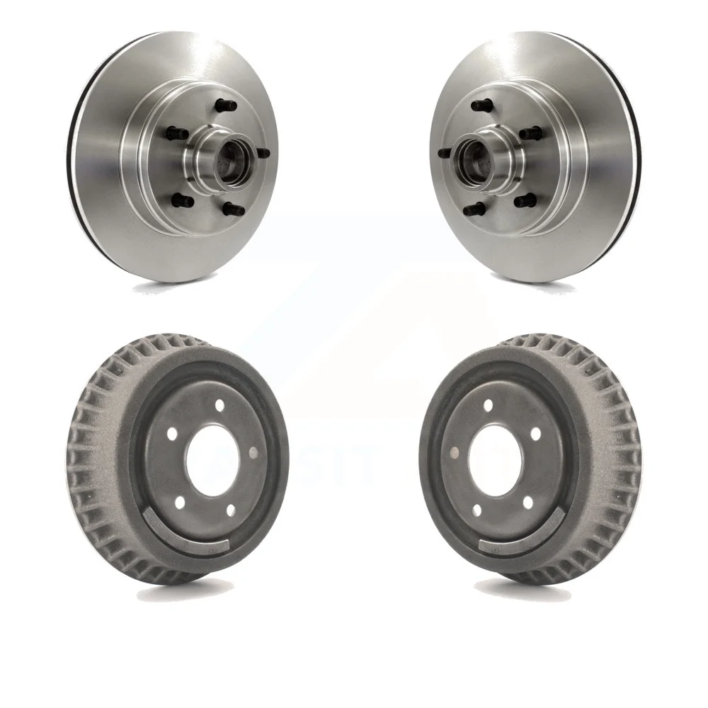 Front Rear Disc Brake Rotors Drums Kit For Chevrolet Astro GMC Safari K8-102199