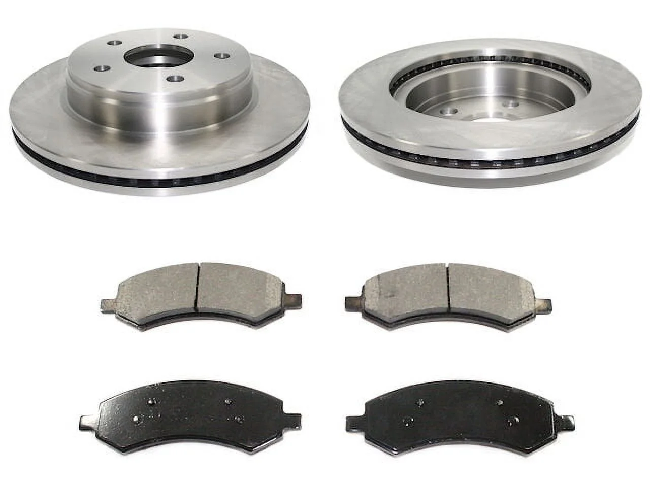 Front Brake Pad and Rotor Kit - Compatible with 2006 - 2010 Dodge Ram 1500 2007 2008 2009