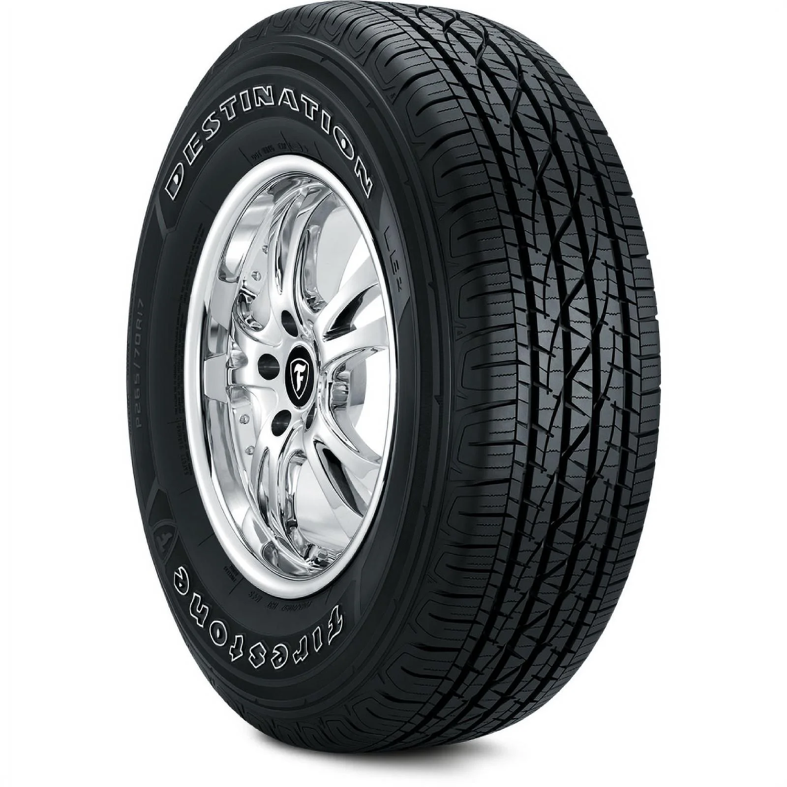 Firestone Destination LE2 All-Season P235/65R-18 104 T Tire Fits: 2006-10 Ford Explorer XLT, 2010-16 Cadillac SRX Luxury