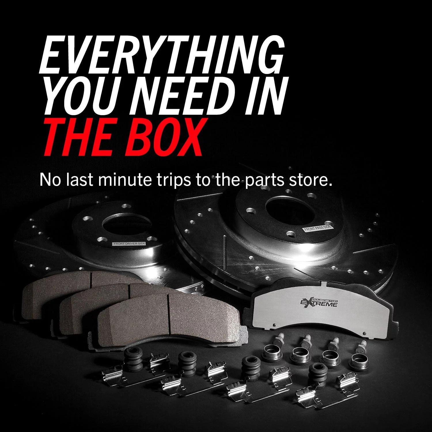 Power Stop Front and Rear Z36 Truck & Tow Brake Pad and Rotor Kit K6519-36