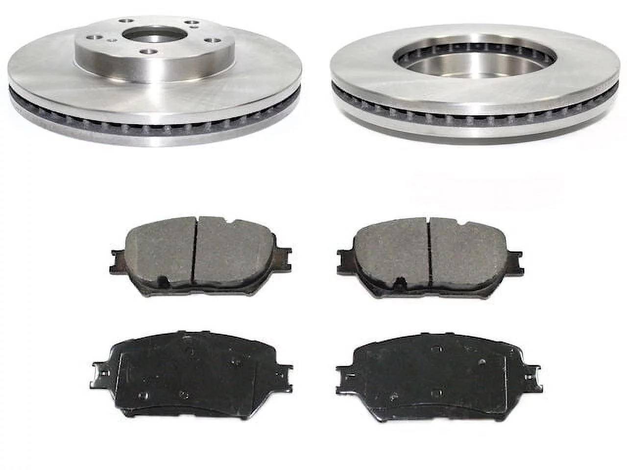 Front Ceramic Disc Brake Pad and Rotor Kit - Compatible with 2002 - 2006 Toyota Camry 2003 2004 2005