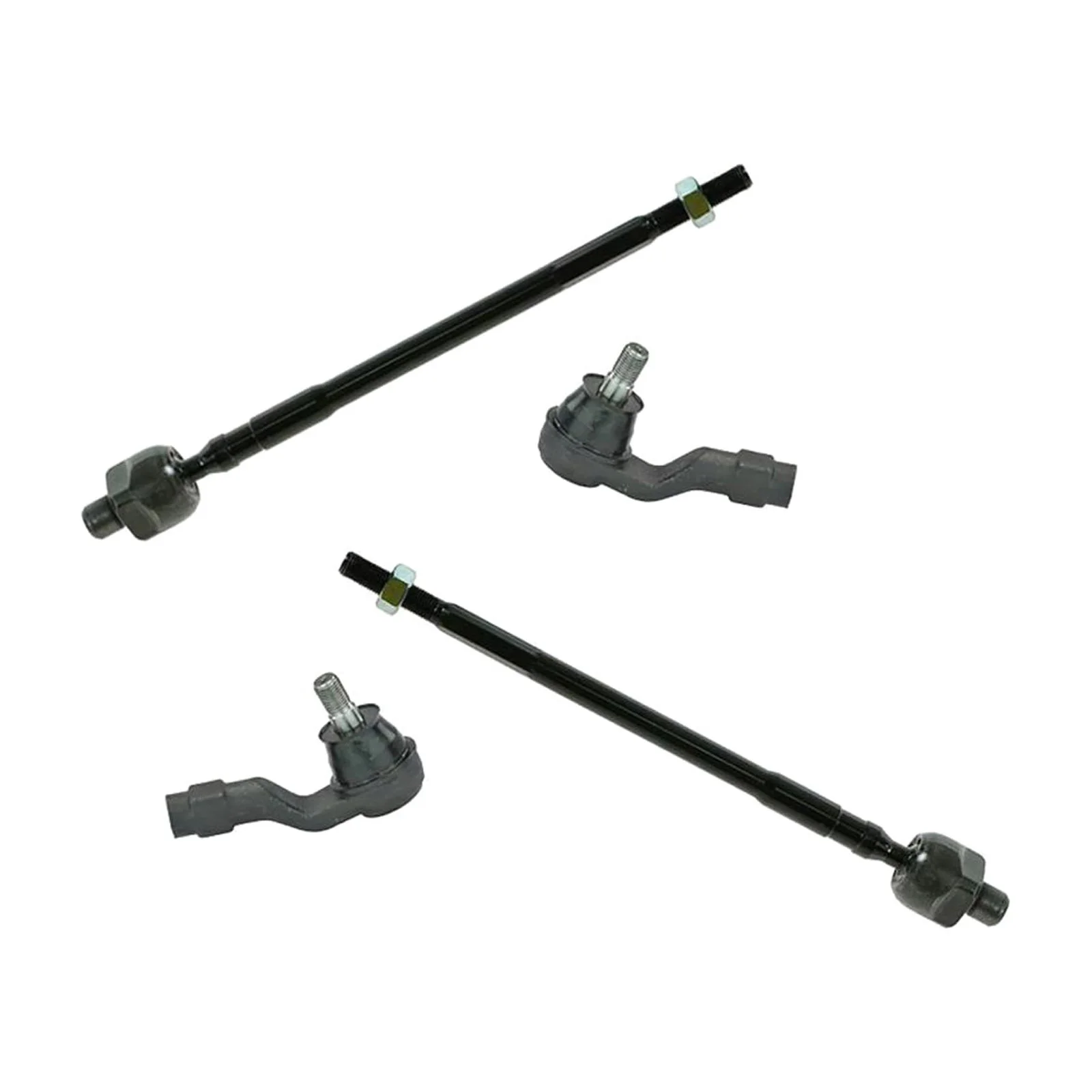 Front Inner Outer Tie Rod End Driver Passenger Kit Set 4pc For Mazda NA