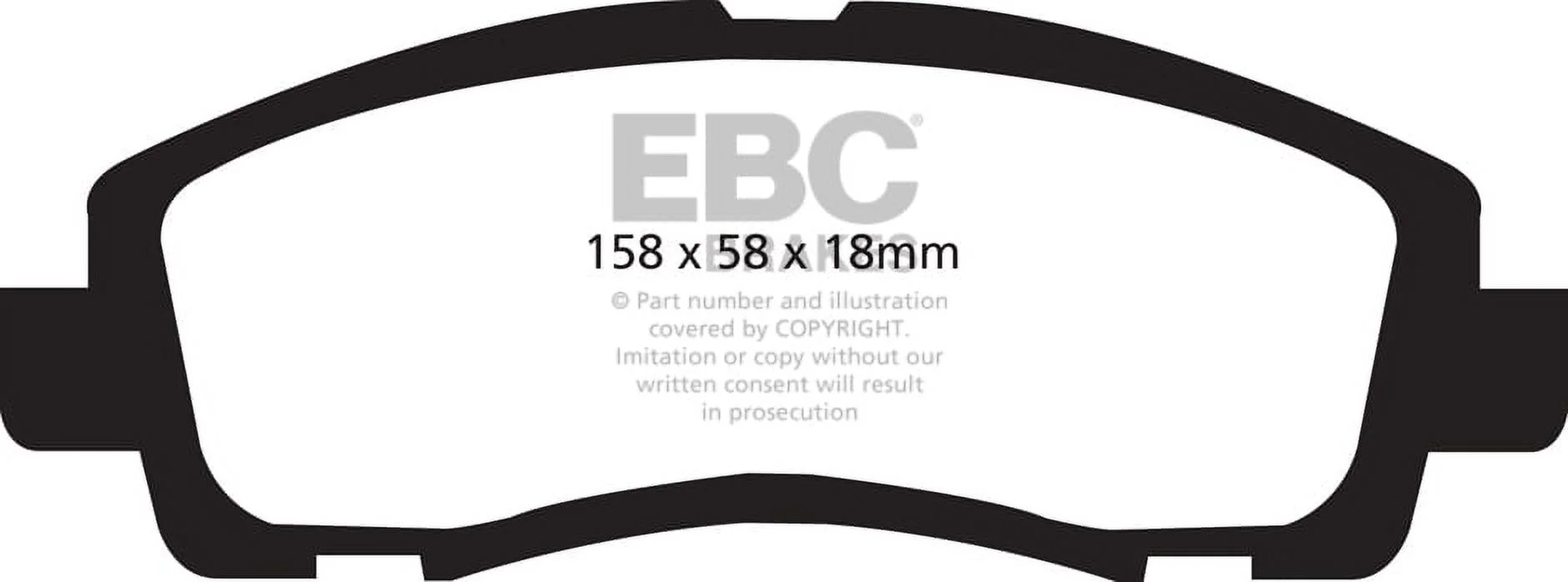 EBC Brakes Pad and Rotor Kit (DP31753C & USR7522) Fits select: 2009-2014 ACURA TL