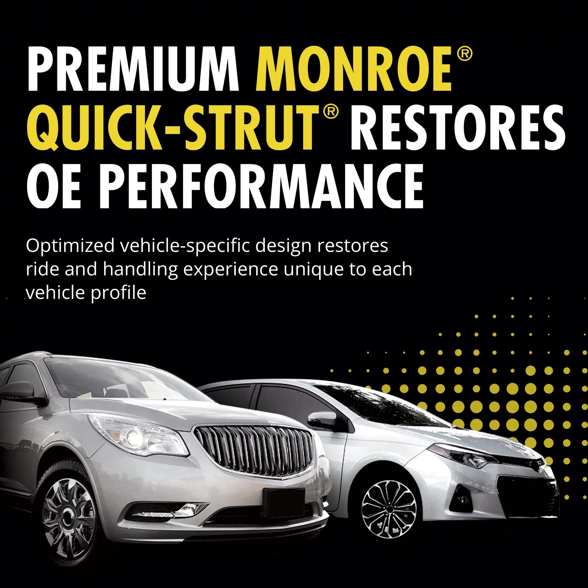 Monroe Shocks & Struts Quick-Strut 172199 Strut and Coil Spring Assembly
