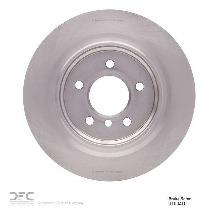 Rear Left Dynamic Friction Company Disc Brake Rotor 600-31034D (1) For 1995-1999 BMW M3, 1998-2002 BMW Z3