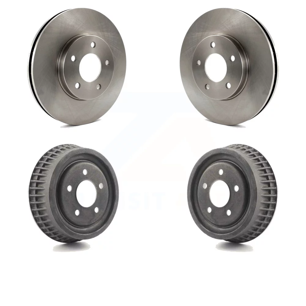 Front Rear Disc Brake Rotors Drums Kit For 2002-2004 Chevrolet Venture Pontiac Montana Oldsmobile Silhouette K8-102135