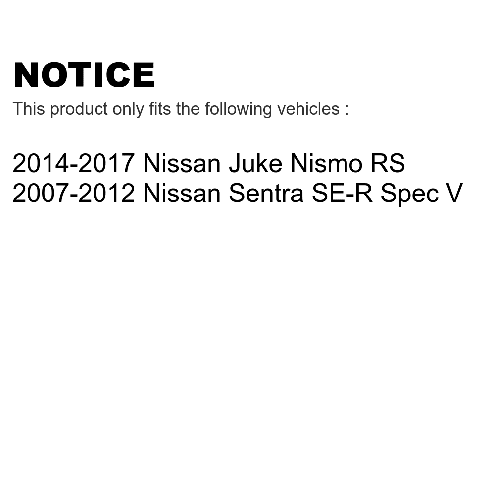 Transit Auto - Front Disc Brake Rotors And Semi-Metallic Pads Kit For Nissan Sentra Juke K8S-100553
