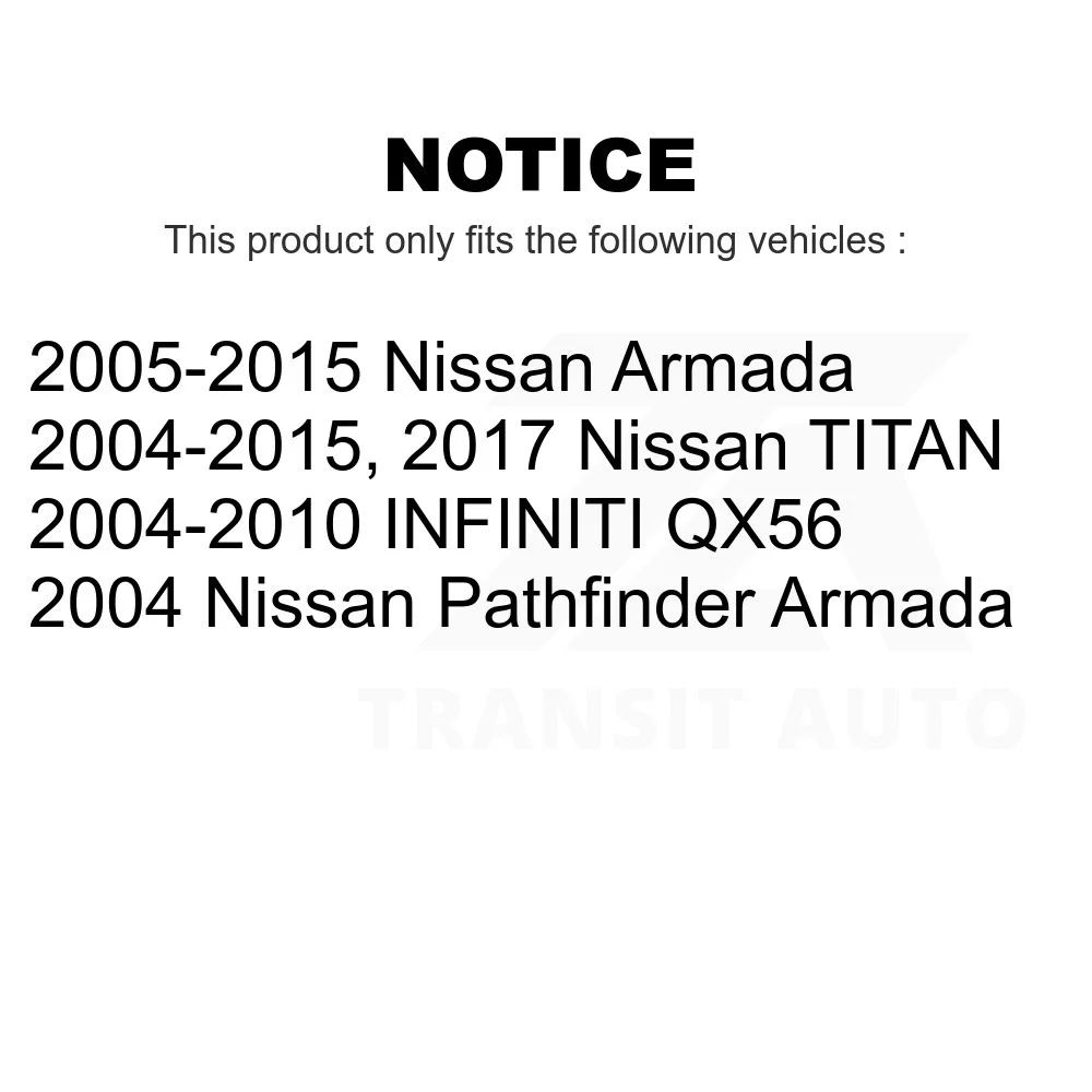 Front Upper Suspension Ball Joints Pair For Nissan Titan Armada INFINITI QX56 Pathfinder TITAN KTR-101340