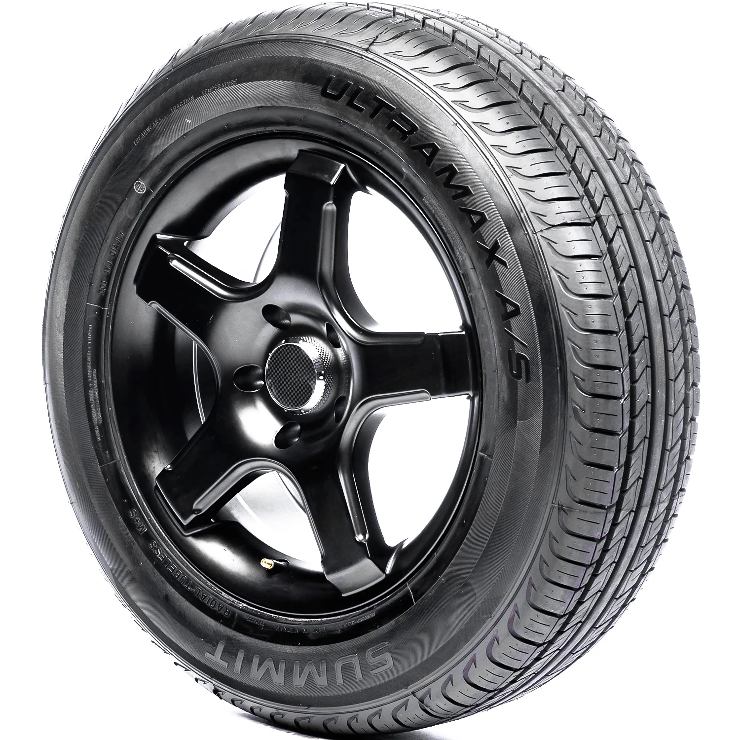 Set of 4 (FOUR) Summit Ultramax A/S 185/60R14 82H AS All Season Tires Fits: 1989-98 Honda Civic Si, 1990 Mazda Miata Base