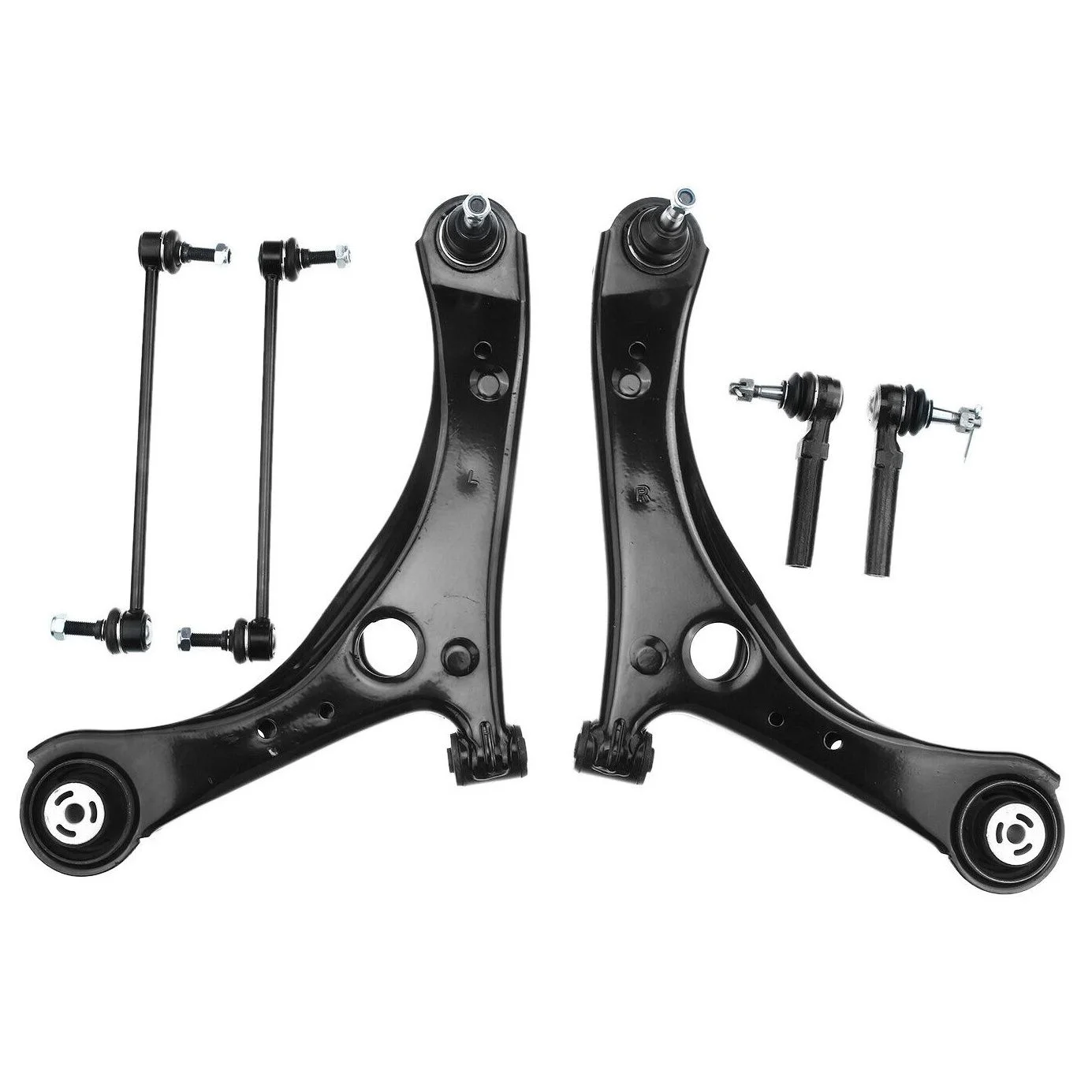 Teledu 6X Control Arm Tie Rod End Ball Joint Front Lower For 08-19 Chrysler Dodge Ram