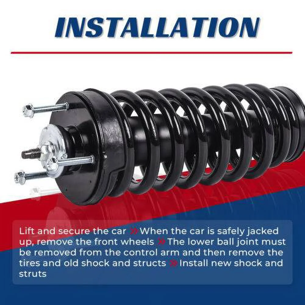 Teledu Front Struts Shocks Assembly For Lincoln Town Car Ford Crown Victoria 2003-2011