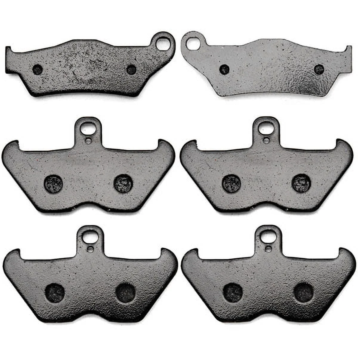 KMG Front + Rear Brake Pads Compatible with 1993-1999 BMW R 1100 GS - Non-Metallic Organic NAO Brake Pads Set