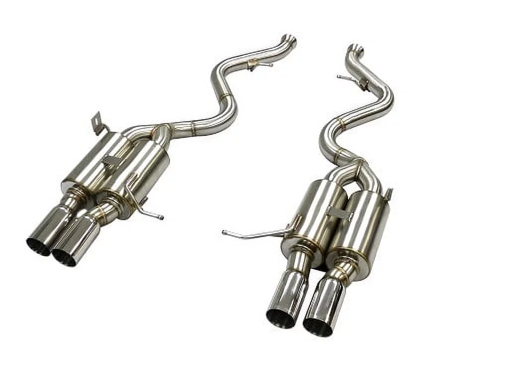 Stainless Axle Back Rear Section Fitment For 2007 to 2013 BMW M3 E90/E92/E93 4.0/4.4L By OBX