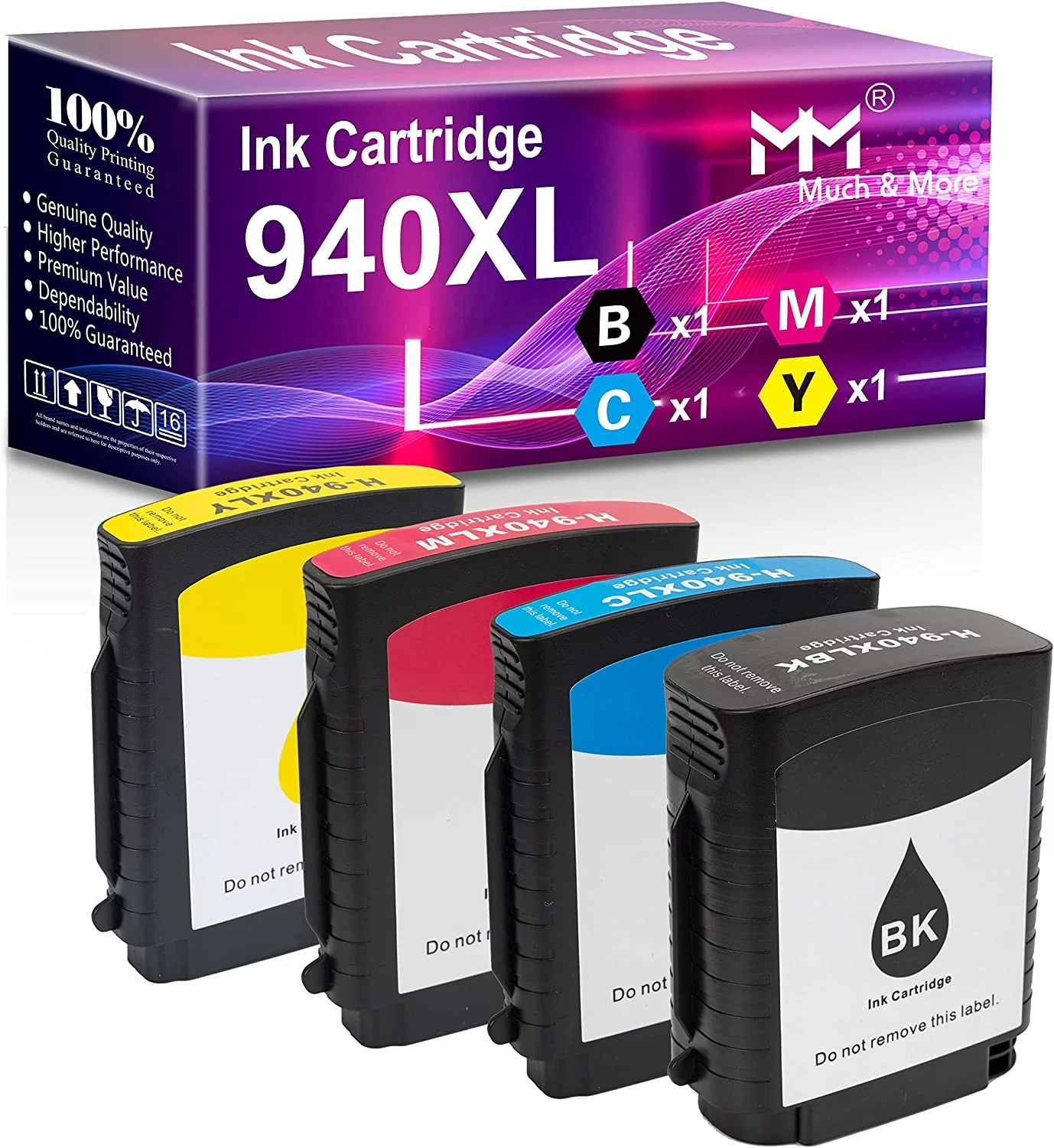Compatible 940XL Ink Cartridge Replacement for HP 940 XL to Used with Officejet Pro 8000 8500 8500A