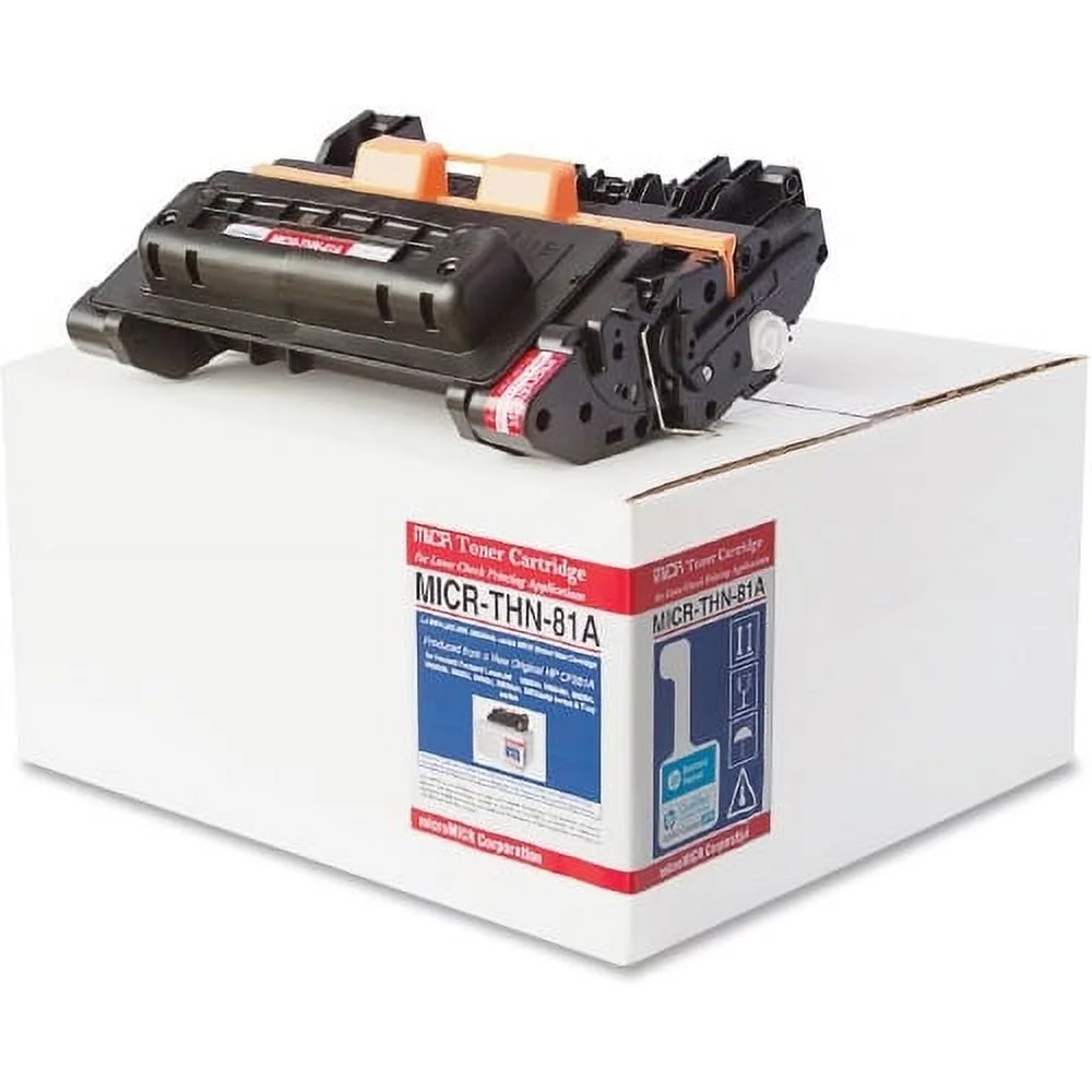microMICR MICR Toner Cartridge - Alternative for HP 81A Laser - Standard Yield - 10500 Pages - Black - 1 Each
