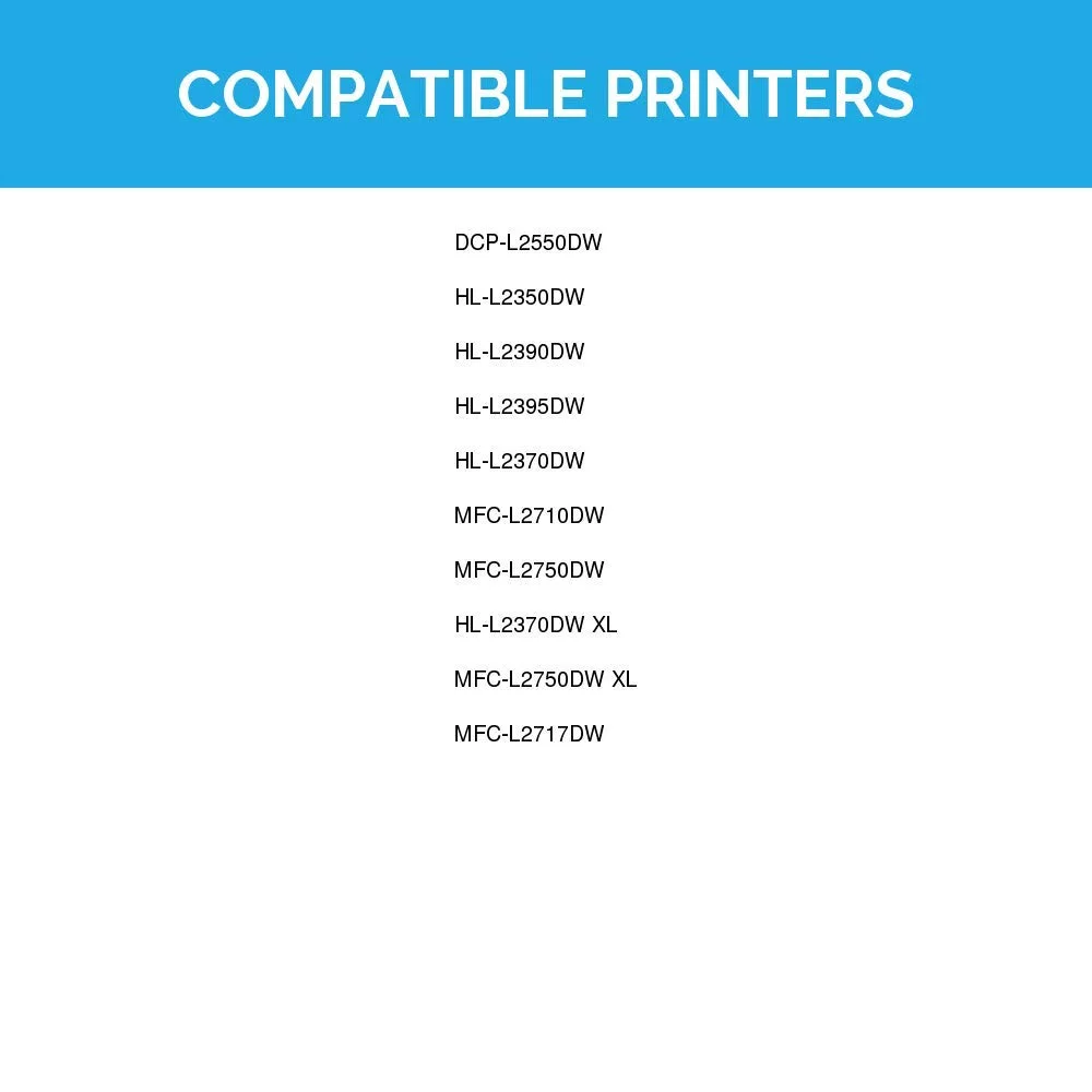 LD 1 Compatible Brother 760 TN760 TN-760 Toner & 1 DR730 DR-730 Drum 2pk