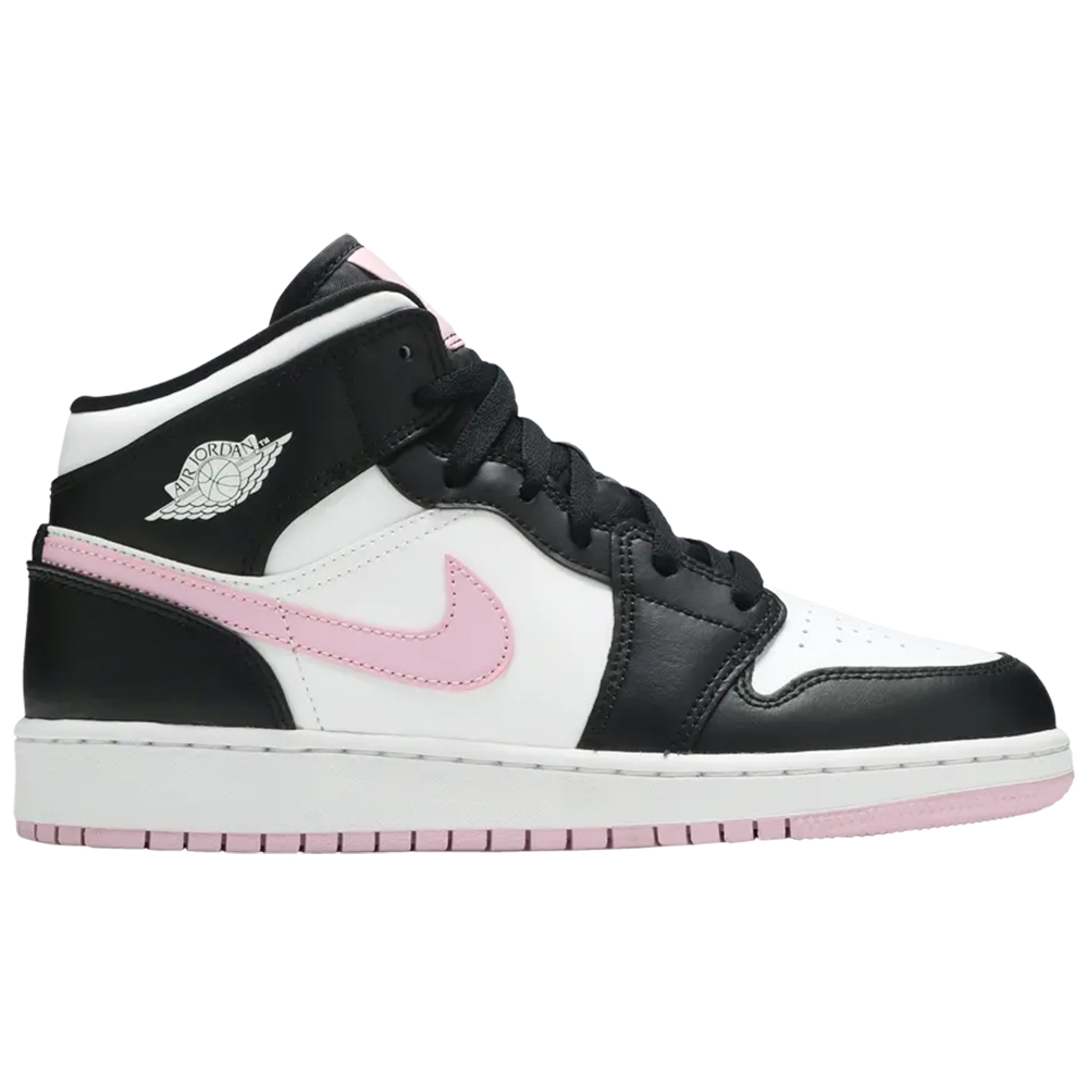Jordan 1 Mid White Black Light Arctic Pink 555112-103
