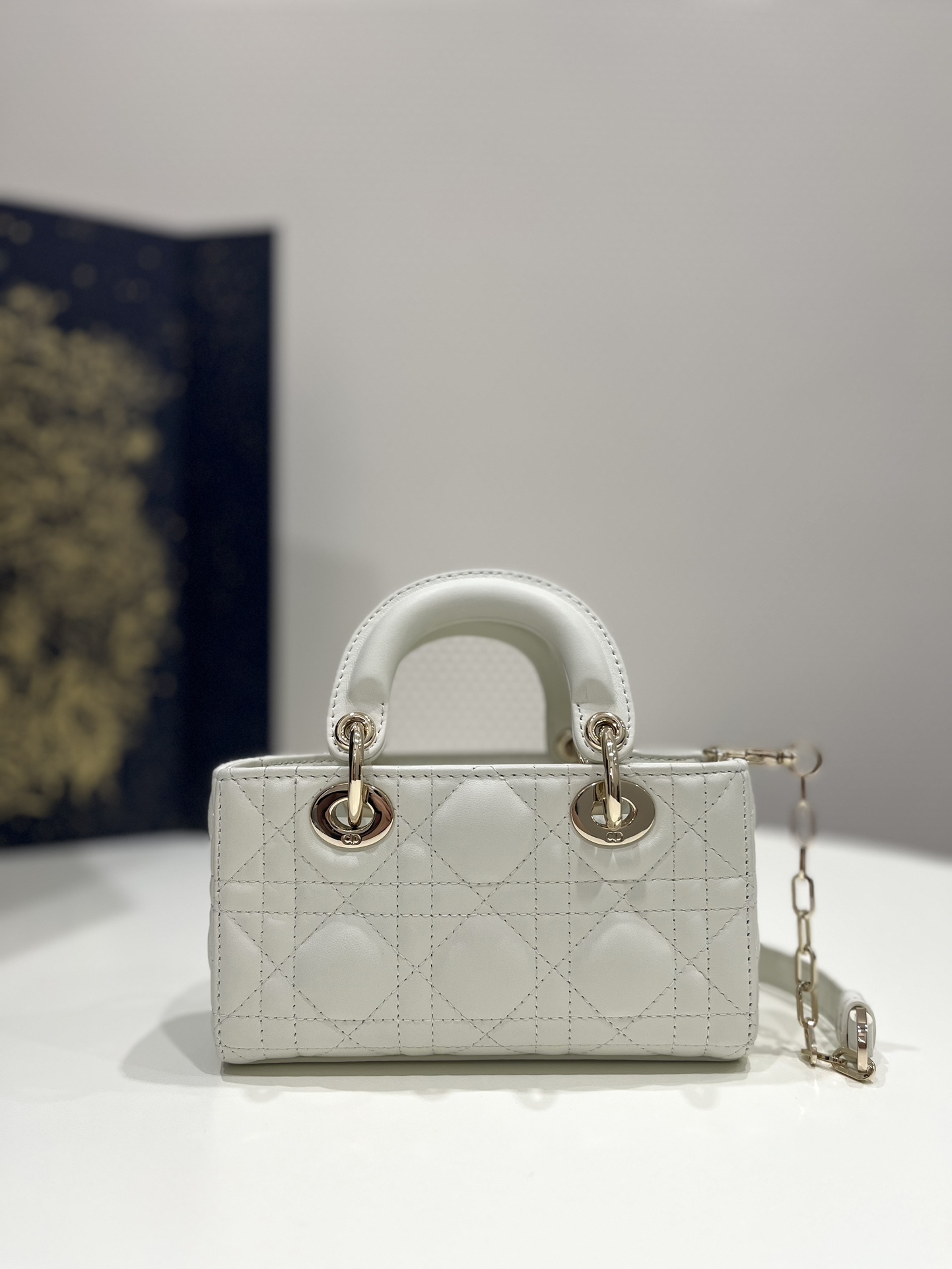 Dior-joy Micro Mini White 16*5*9cm