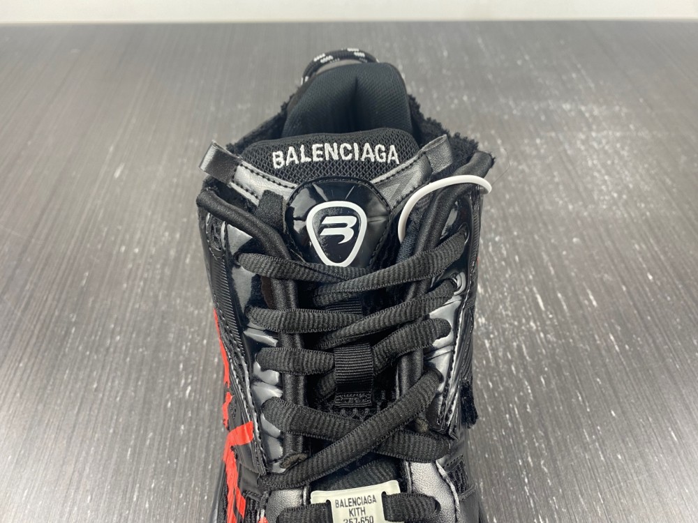 Coco Shoes Balenciaga Runner Graffiti Black Red