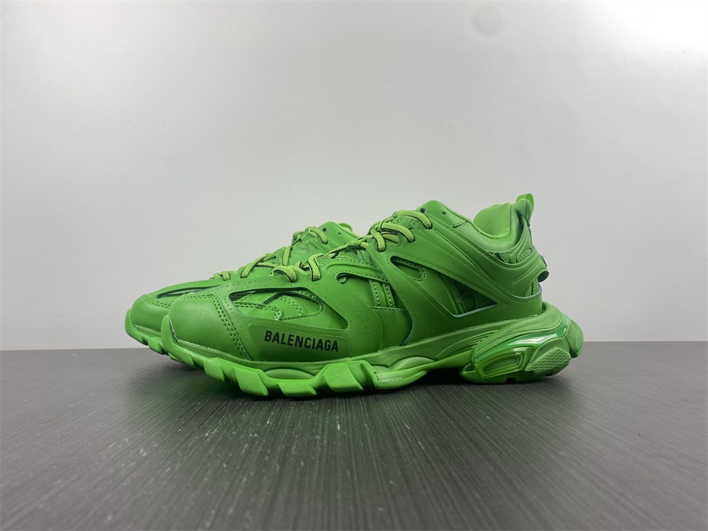 Balenciaga Track.2 Clear Sole Fluo Green