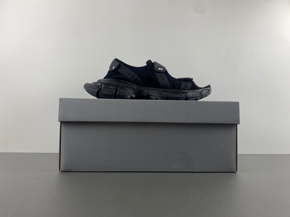 BALENCIAGA BLACK ‘3XL’ SANDALS 786956 W3XLT 1000