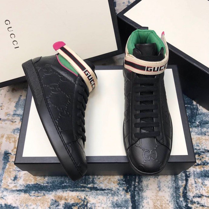 Gucci Ace High-Top Black