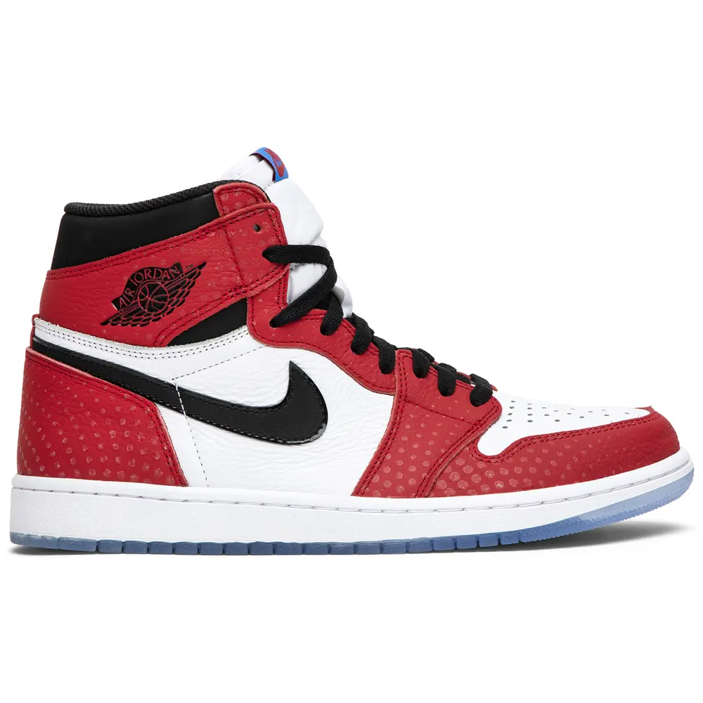 Jordan 1 Retro Spider-Man“Chicago Crystal” 555088-602