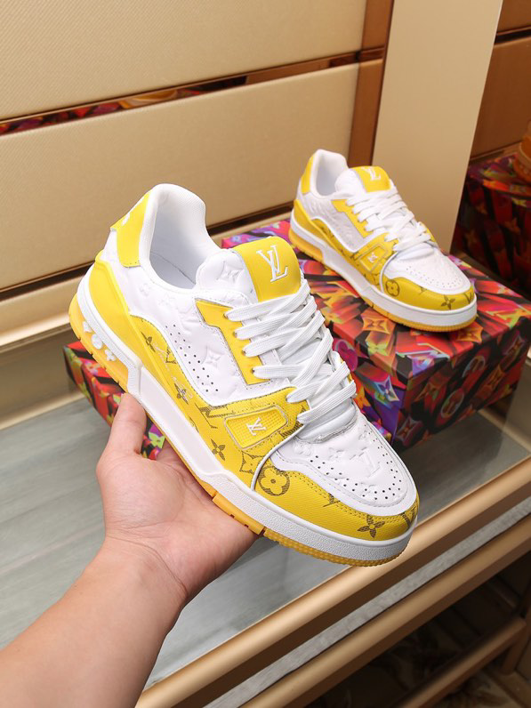Louis Vuitton Trainer Yellow