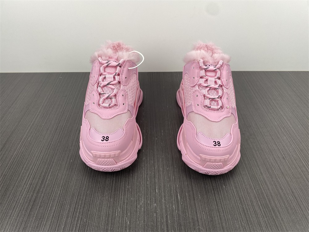 Balenciaga Triple S Fake FurPink (Women's)