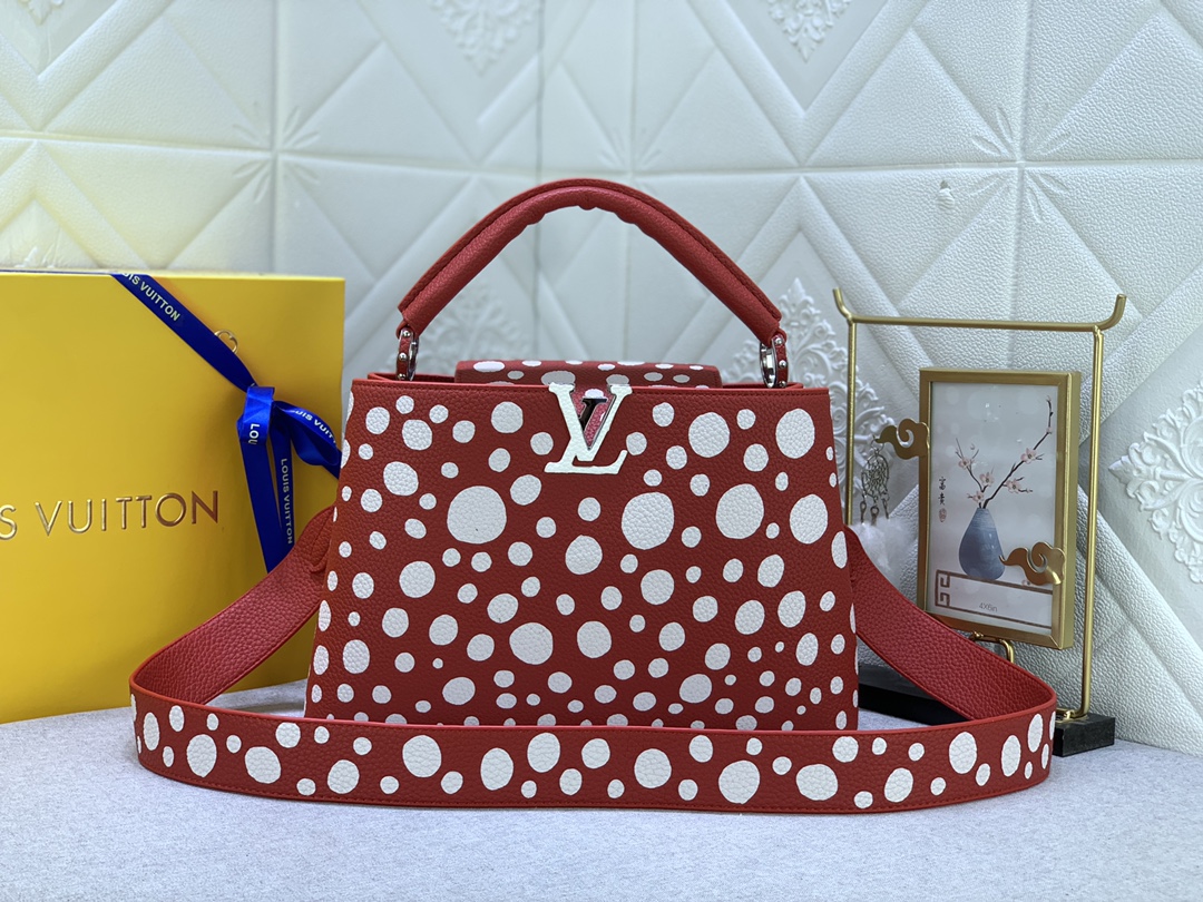 Louis Vuitton x YK Capucines M21663 (12) 31.5x20x11cm