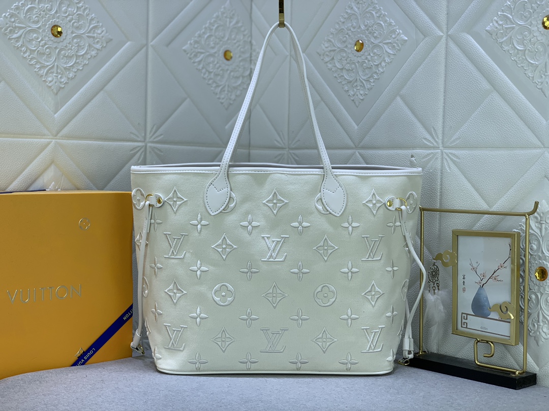 Louis Vuitton Neverfull MM M22839 (2) 31 x 28 x 14cm