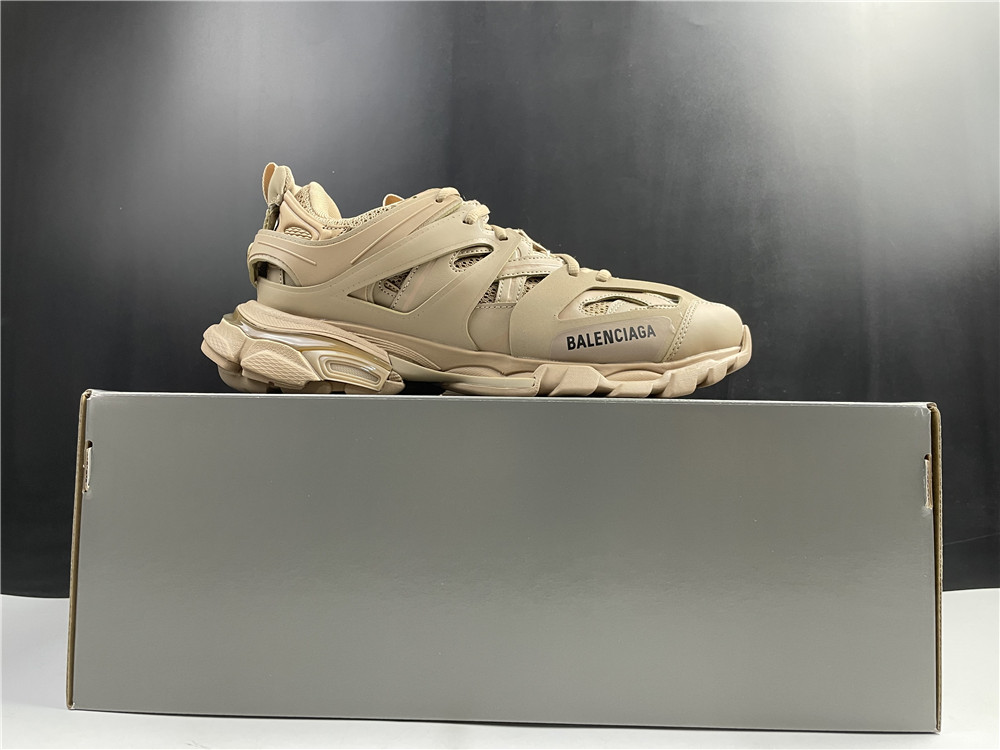 Balenciaga Track Beige Metallic Gold