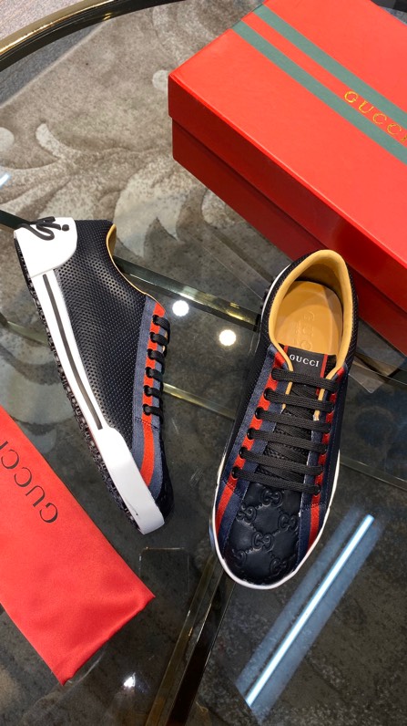 Gucci2024 New Breathable Board Shoes Black