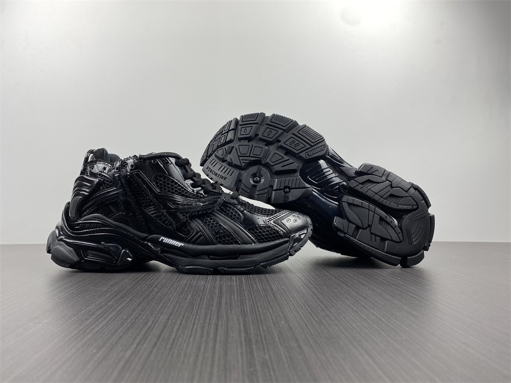 Balenciaga Women's Black Runner Athletic Sneakers Shoes