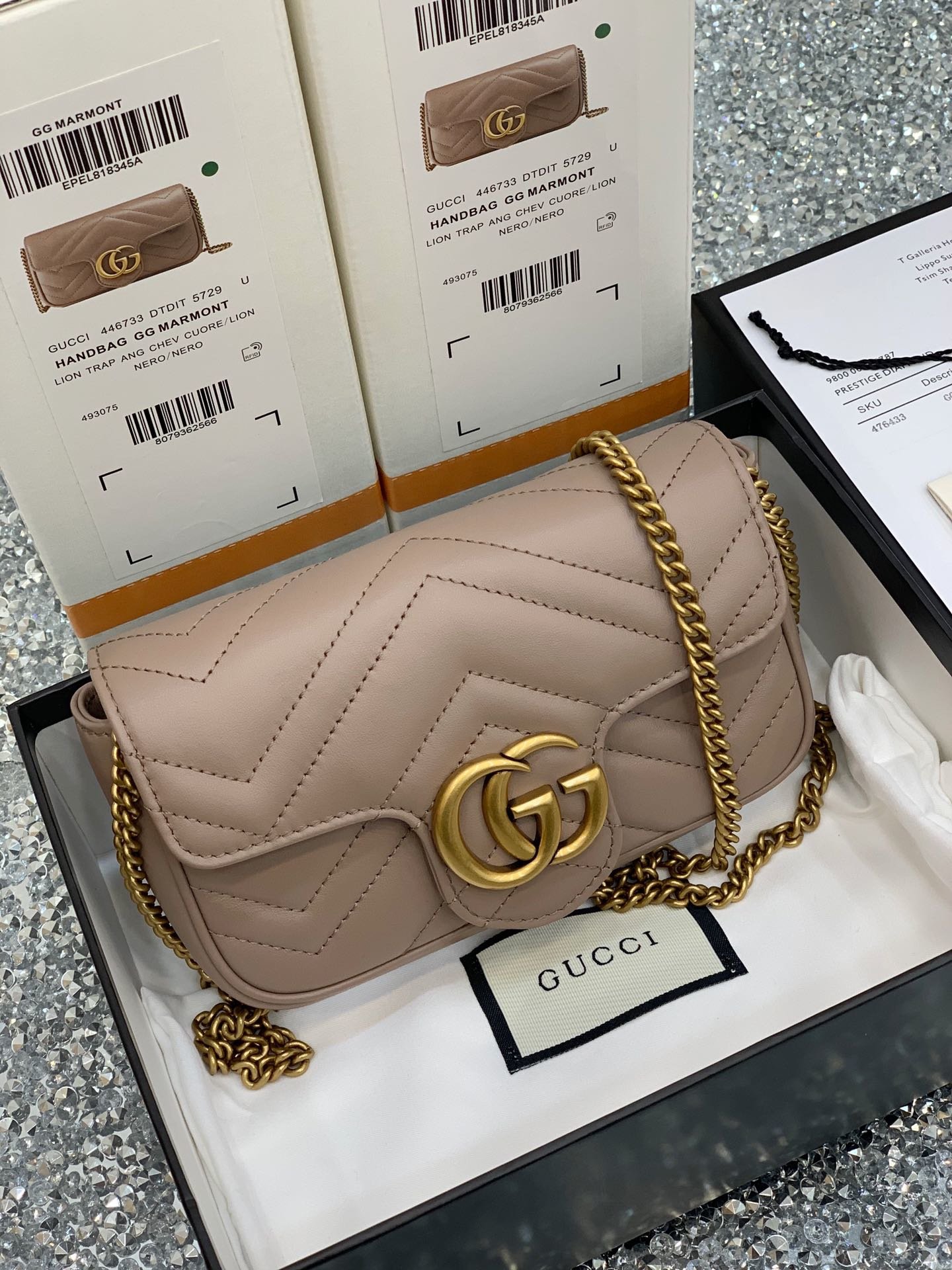 GUCCI Marmont Mini 476433 16.5*10*5cm