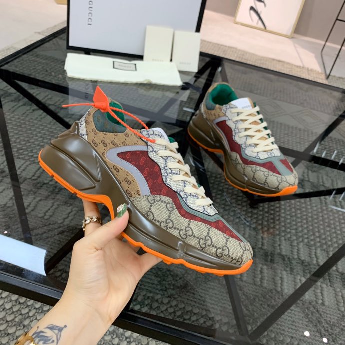 Gucci GG Rhytoni  Brown red gray