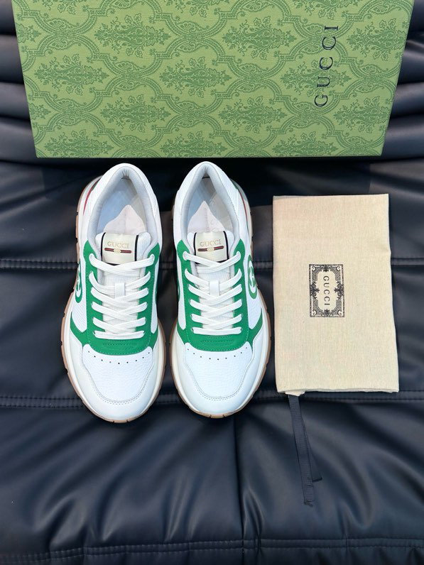Gucci Men's GG sneakers White Green