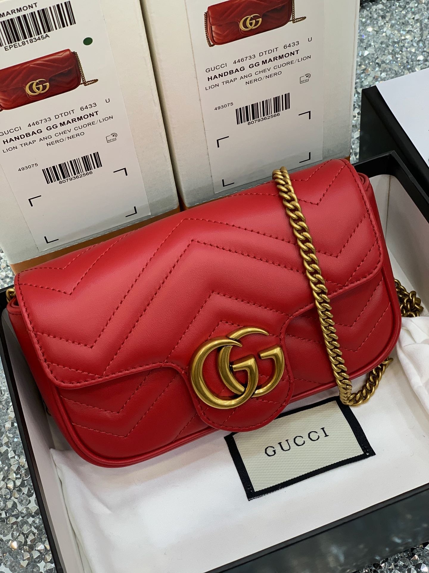 GUCCI Marmont Mini 476433 16.5*10*5cm