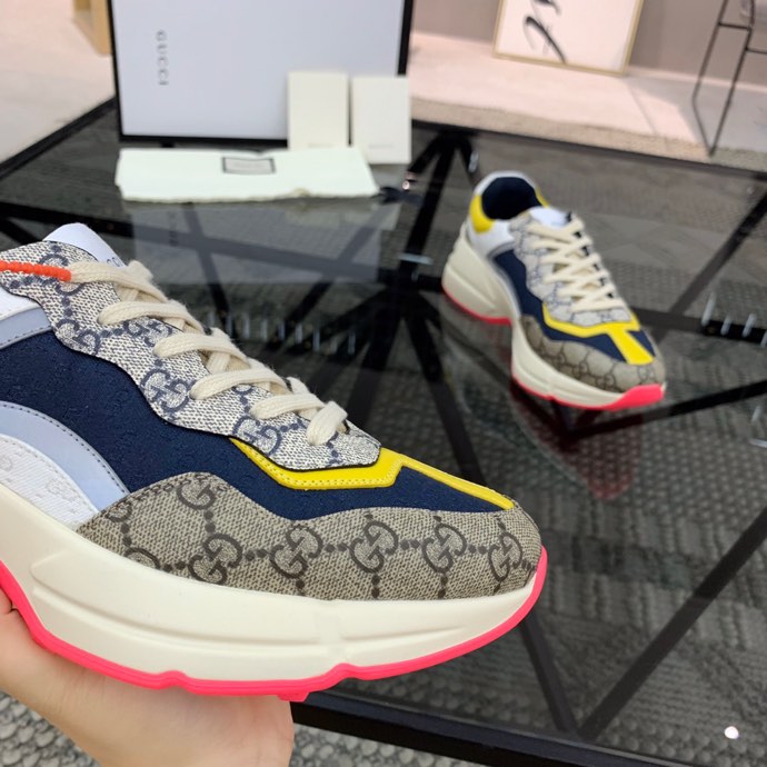Gucci GG Rhytoni  Brown blue yellow