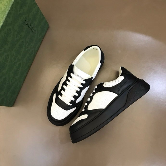 Gucci GG embossed sneakers Black White