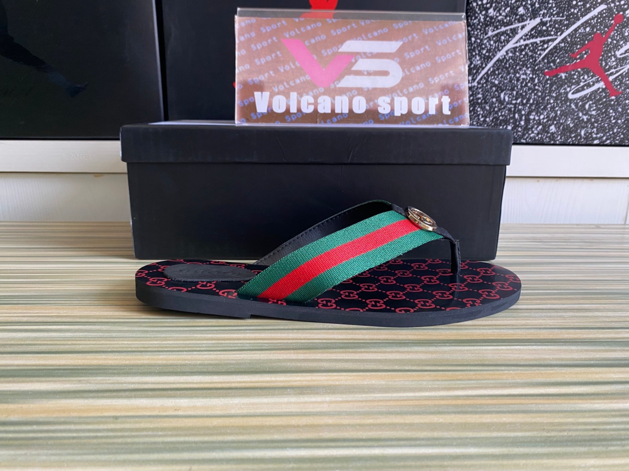 GUCCI Thong Web Sandal