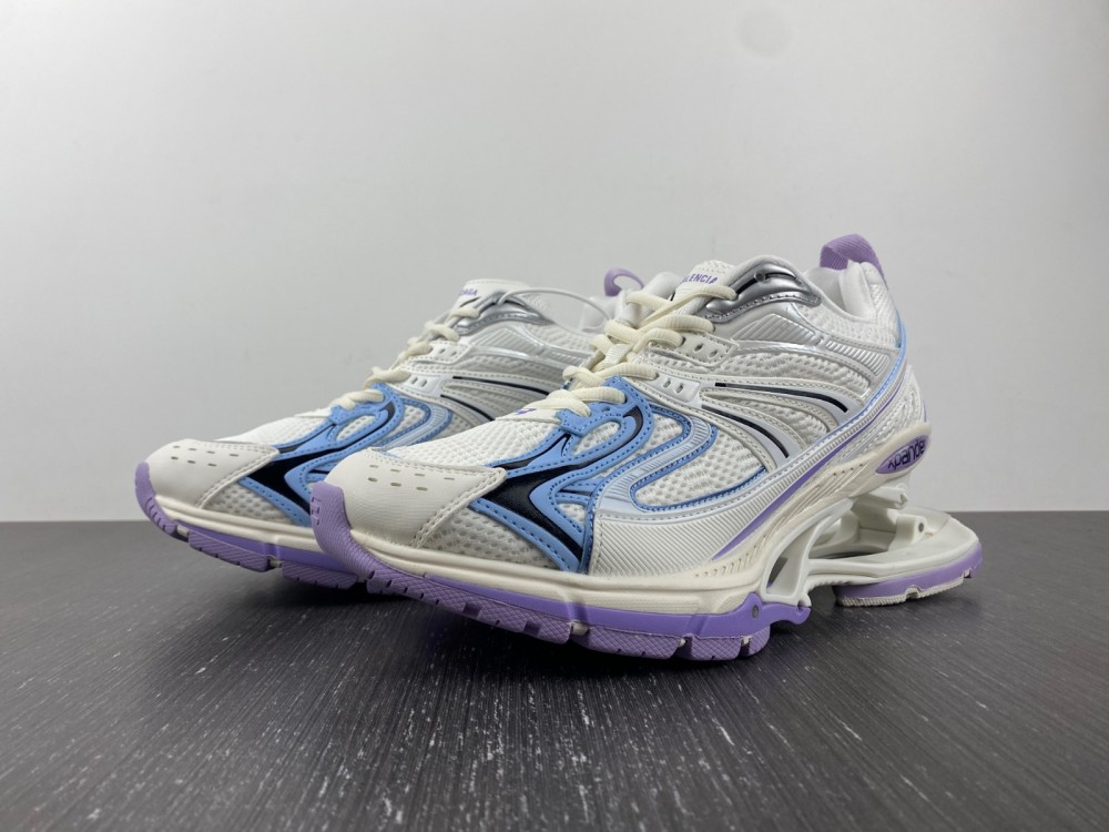 Balenciaga X‑Pander 'Distressed White Blue Purple'