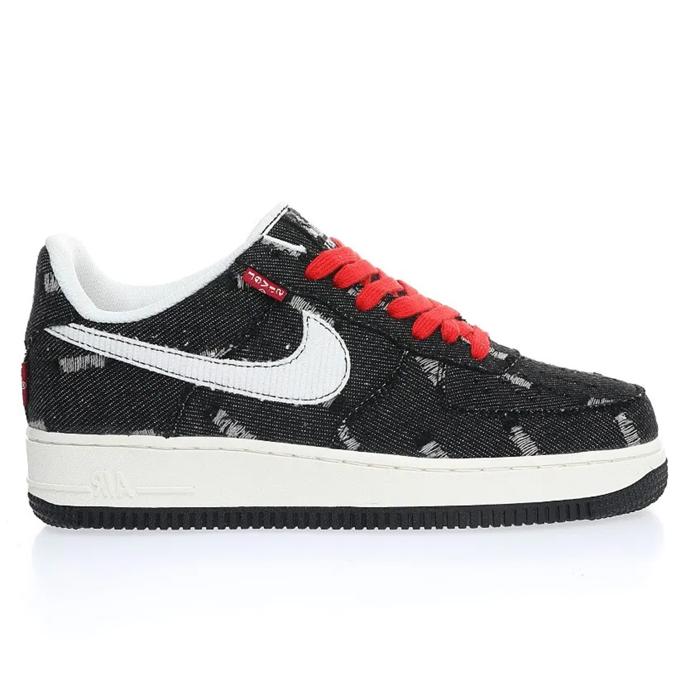 Levis x Air Force 1 07 Low Black White Red LE5050-011